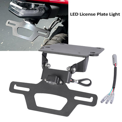 Foldable Fender Eliminator License Plate Holder for Yamaha Tenere 700 (2019–2026)