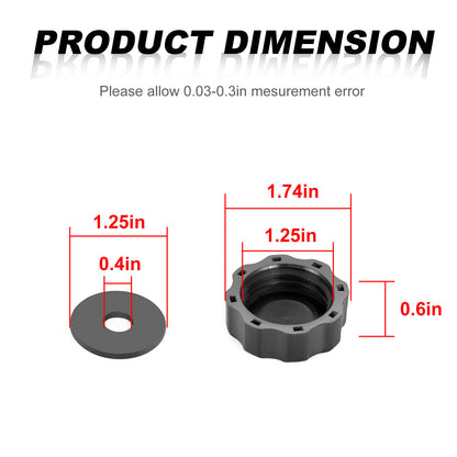 Coolant Reservoir Cap for Yamaha WR250F WR400F WR426F WR450F (2001–2023)