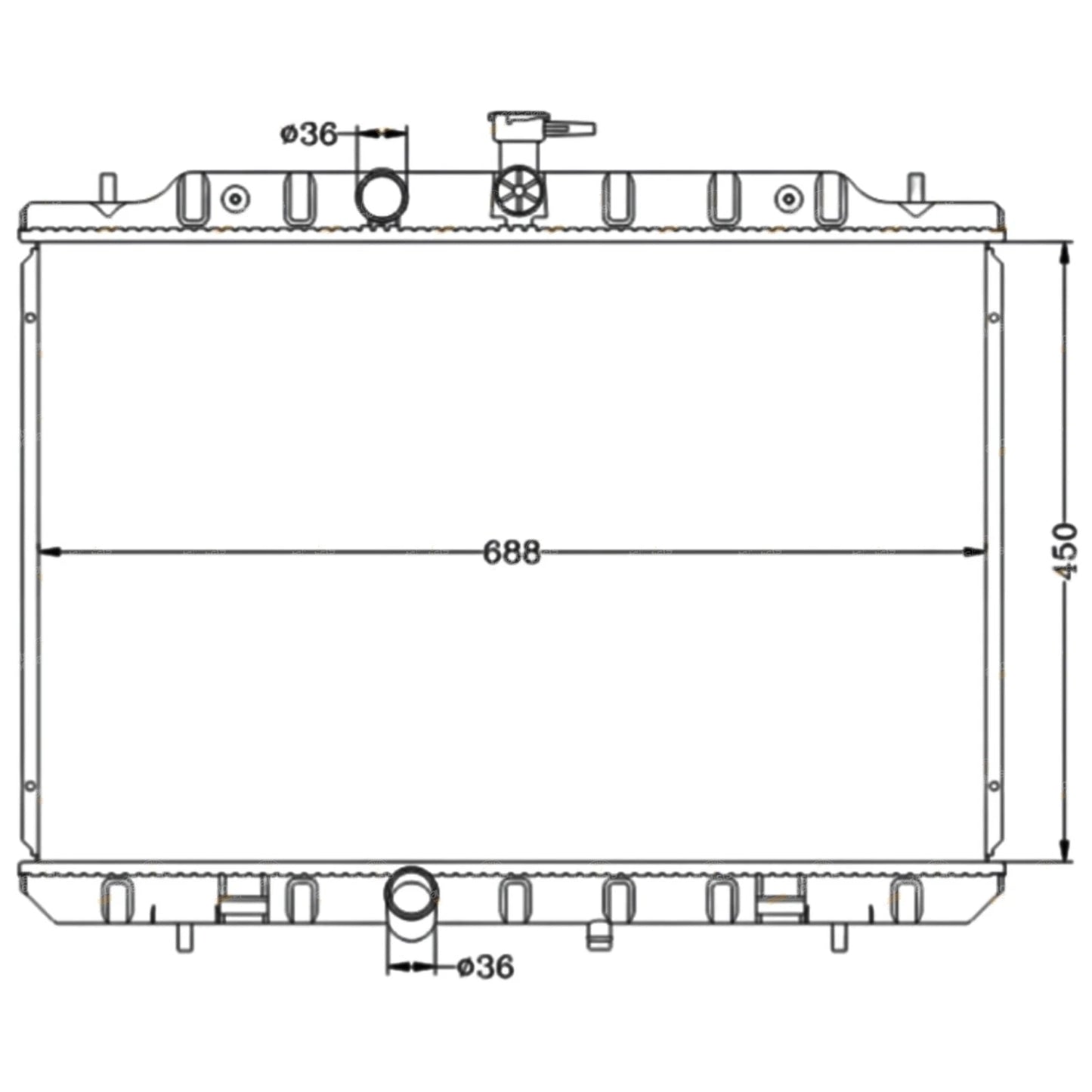 Radiator for Nissan X-Trail T31 (2007–2014)