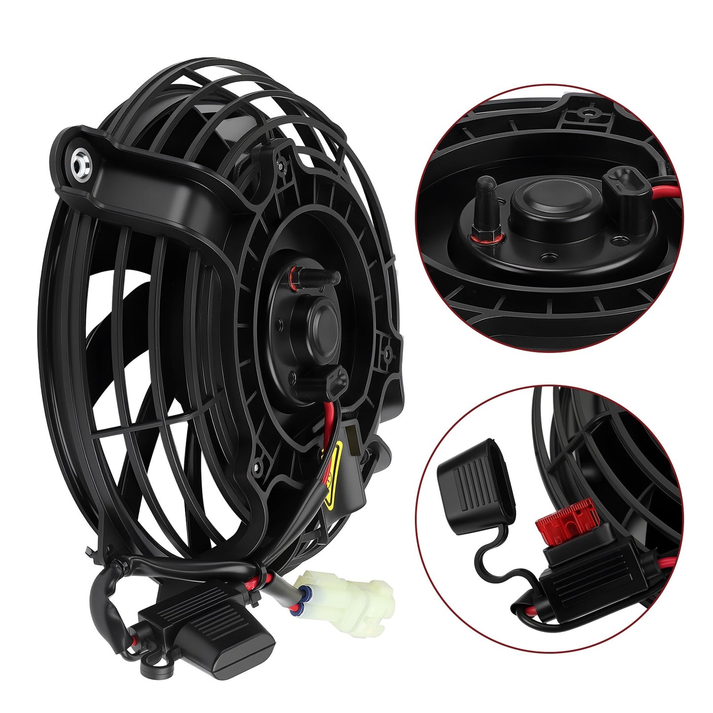Radiator Cooling Fan Motor Kit for Suzuki QuadSport Z400 (2009–2014)