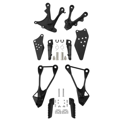 Driver & Passenger Footrests Pegs for Kawasaki Ninja ZX6R (2005-2008)