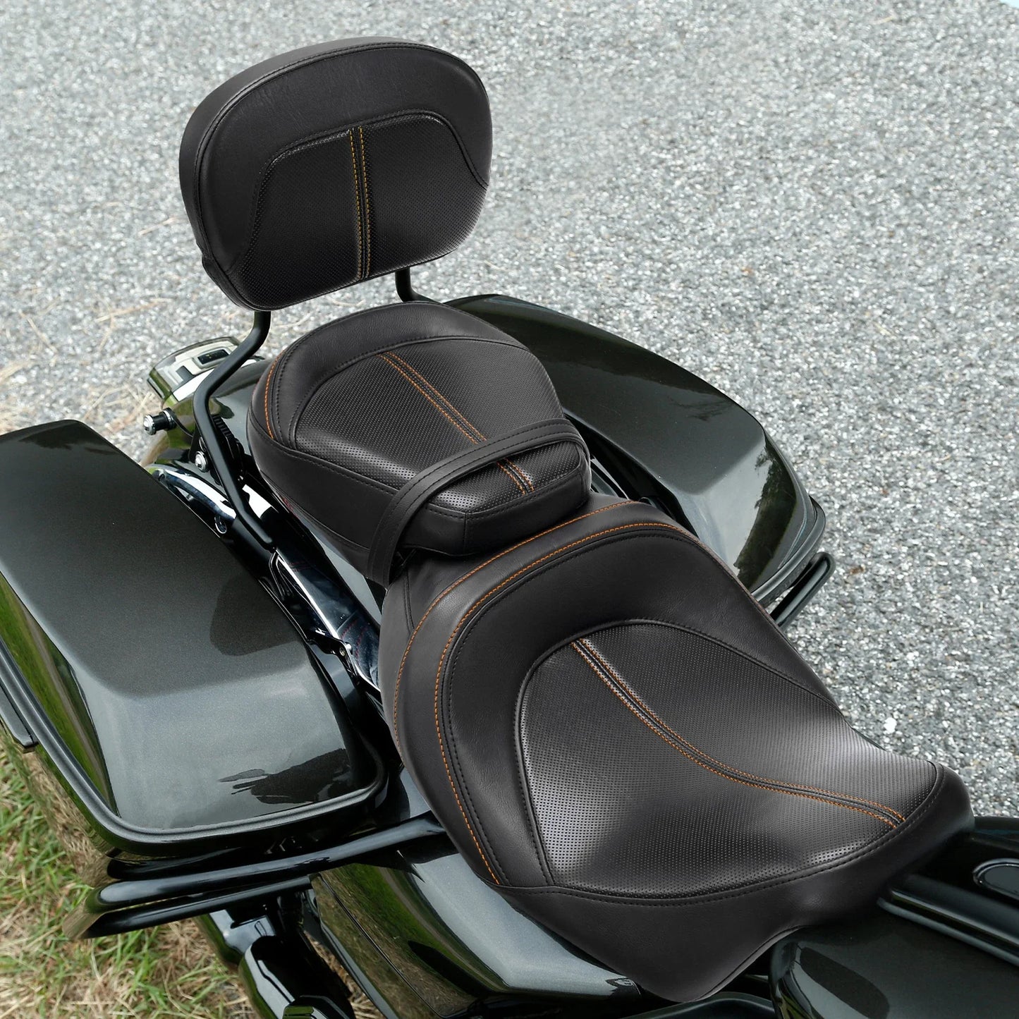 Driver & Passenger Seat Backrest for Harley CVO Road Street Glide (2009-2023)