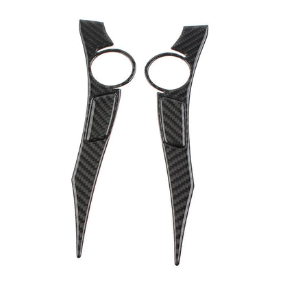 4 x Car Steering Wheel Panel Cover Trim Black for Toyota Prius (2012-2015)