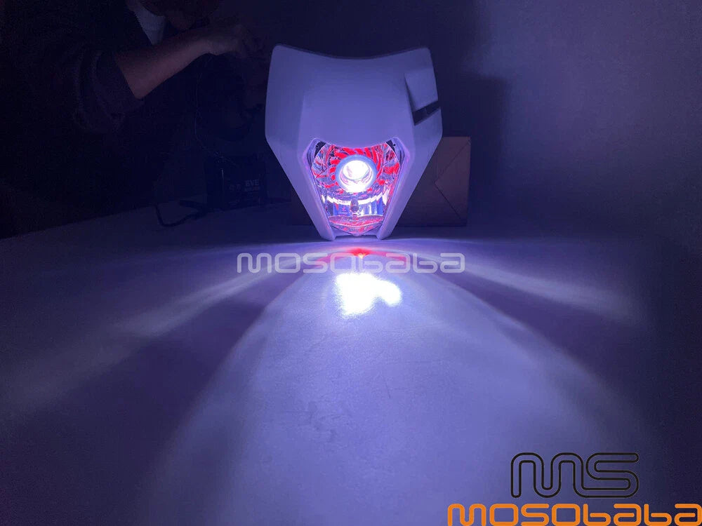 Dirt Bike Front LED Headlight Fairing for Honda CR125, Yamaha WR250