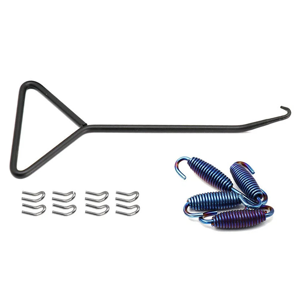 Exhaust Pipe Muffler Mounting Springs Hooks for Motorcycle (A02)