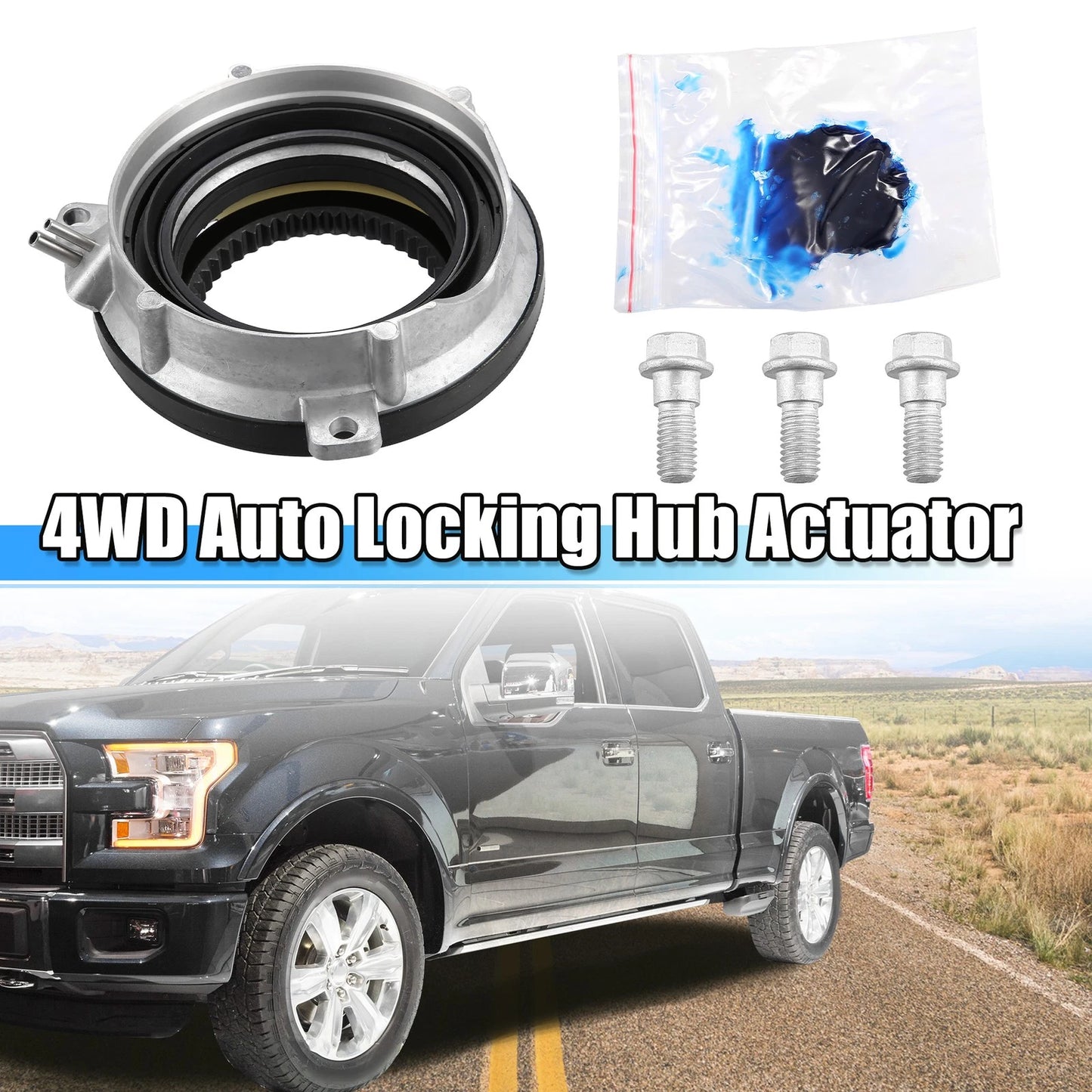 4X4 Auto Locking Hub Actuator for Ford F150, Expedition, Lincoln Navigator