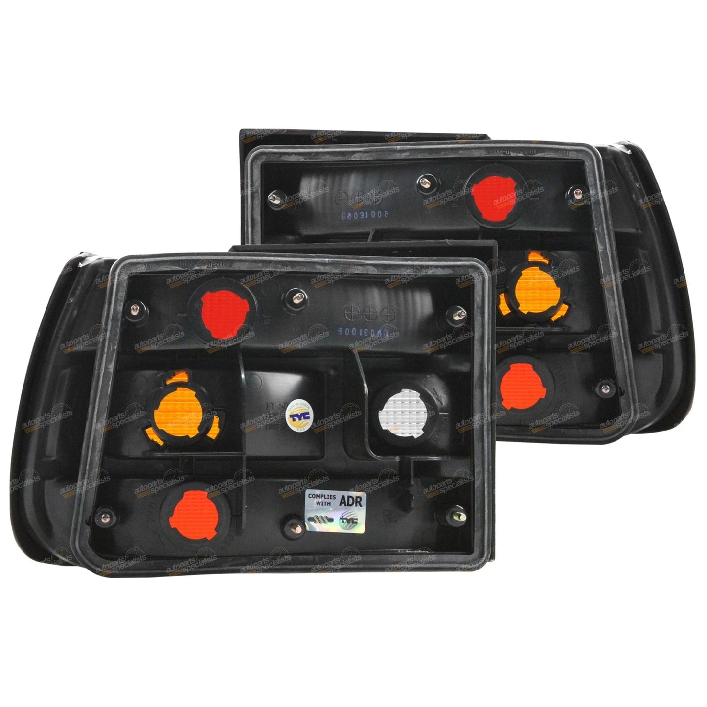 Pair of Smokey Tinted Tail Lights for Holden Commodore VN (1988–1991)