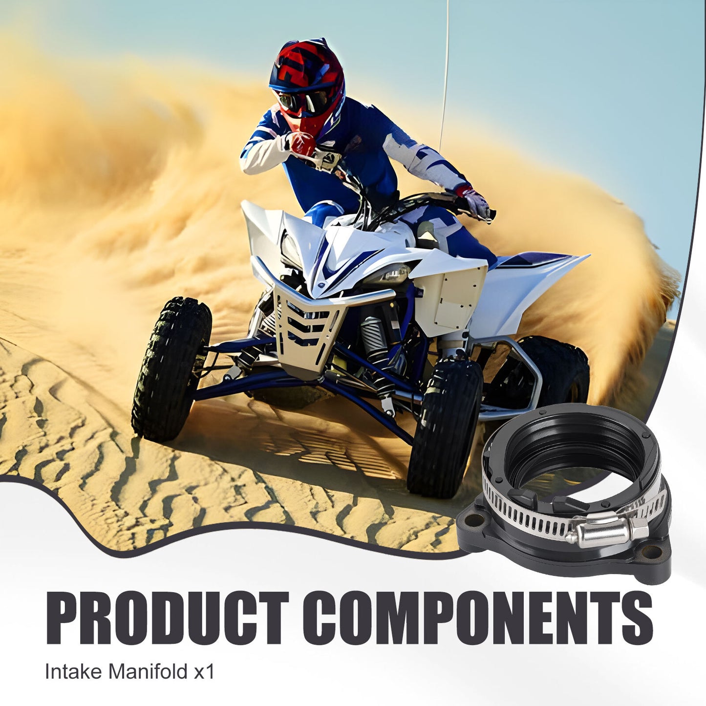 Intake Manifold Boot for Yamaha YFZ450R (2009–2024)