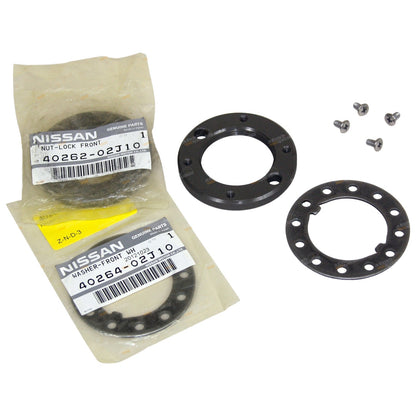 Front Wheel Bearing Hub Axle Lock Nut & Washer for Nissan Patrol GU (1997–2023)