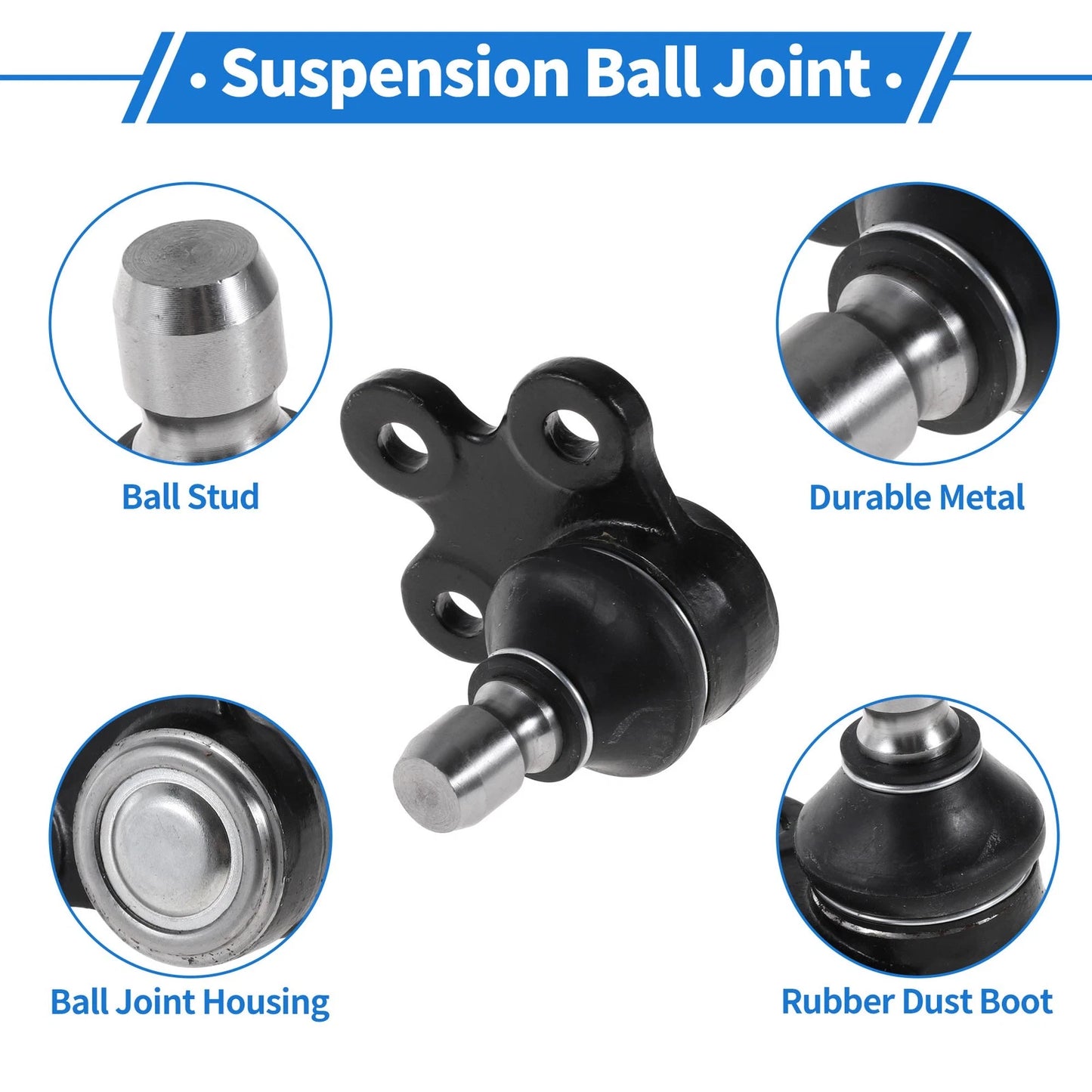 2X Front Lower Ball Joints for Buick Encore (2013–2022) No. 95017034/95907943