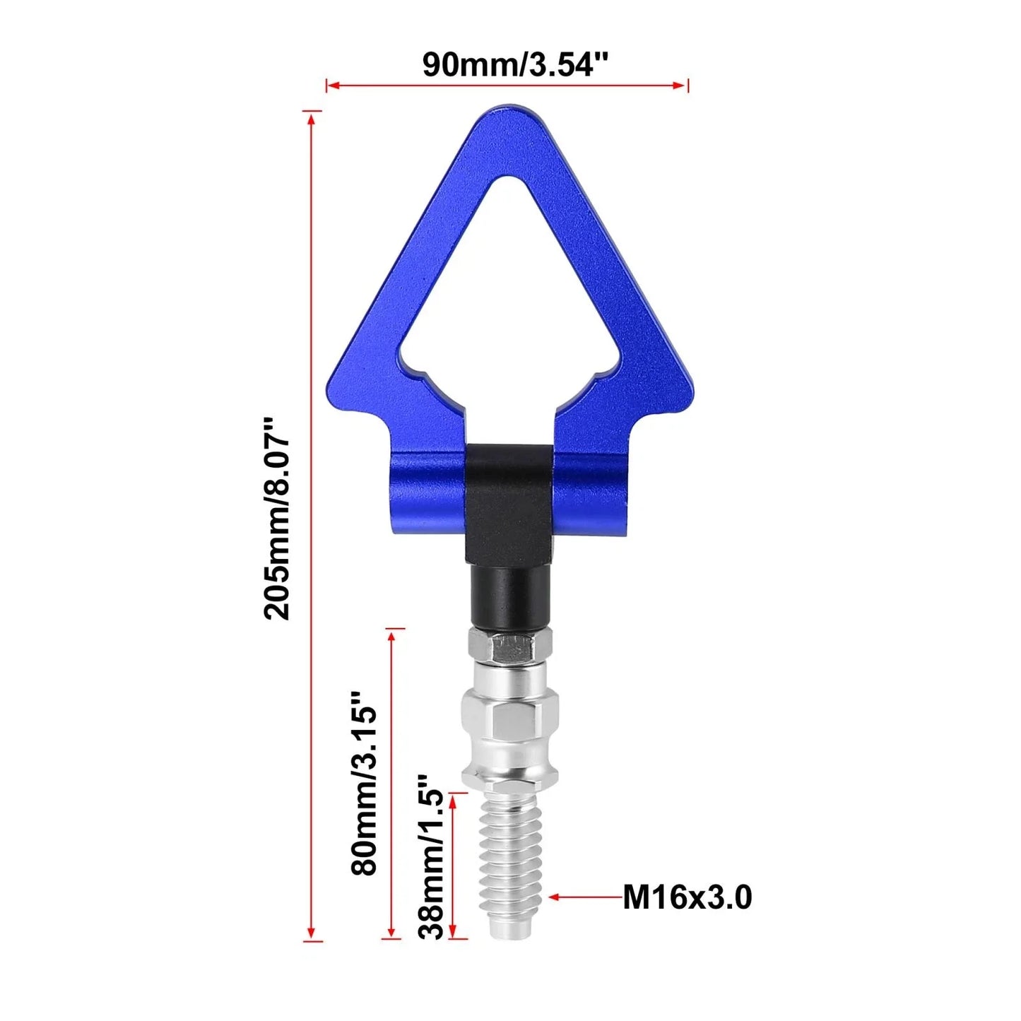 Tow Hook Triangle Ring for BMW 3 Series Z3 Z4 Blue