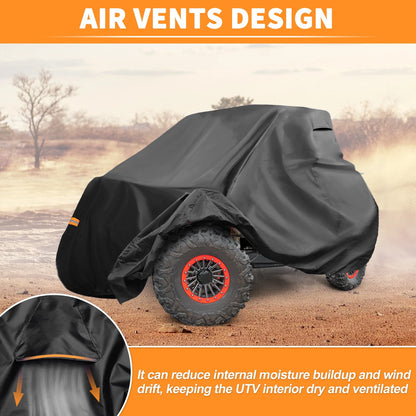 Waterproof UTV Cover for Kawasaki Teryx S LE (2014–2023) Black