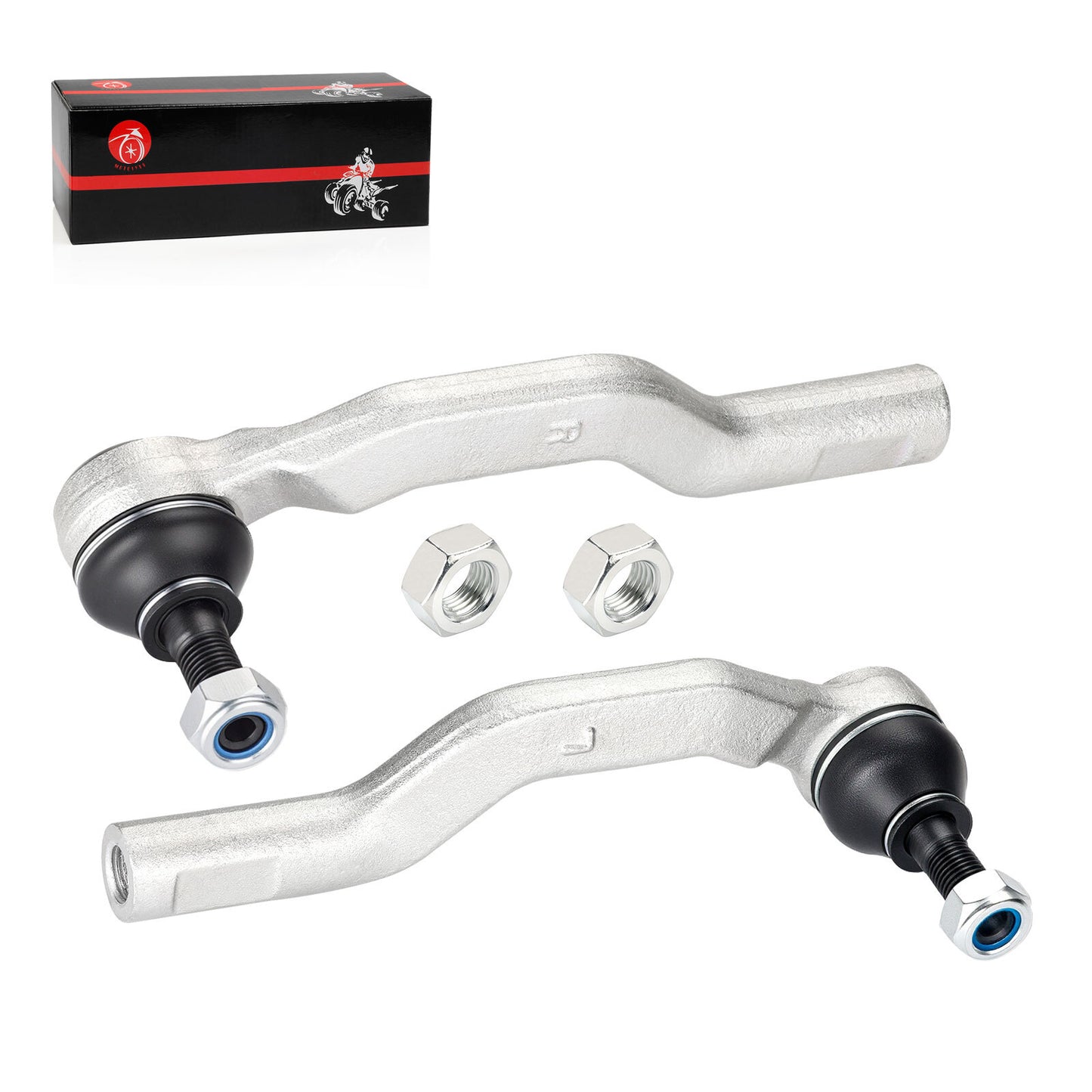 Set of 2 Heavy Duty Tie Rod Ends for Polaris RZR XP 1000 XP4 Turbo