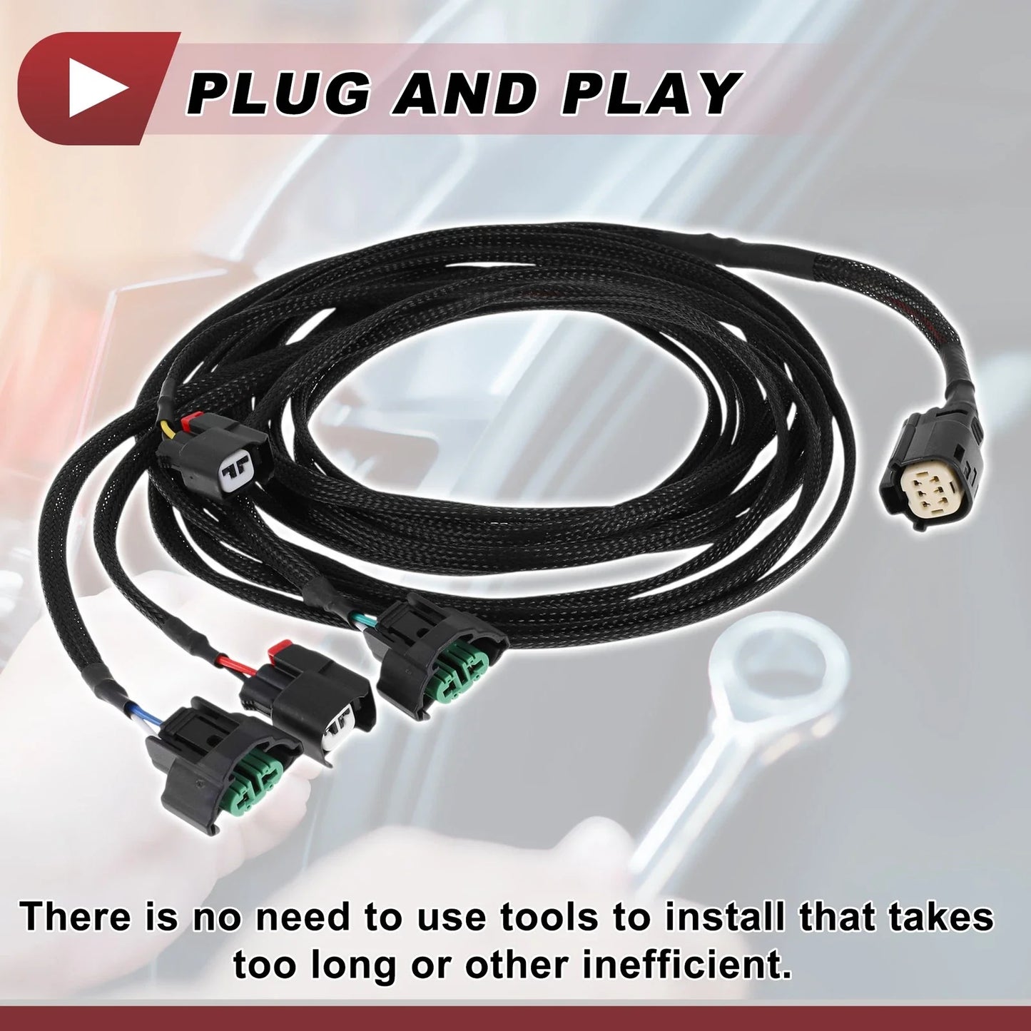 Headlight Light Socket Wiring for Dodge Challenger (2015-2023)