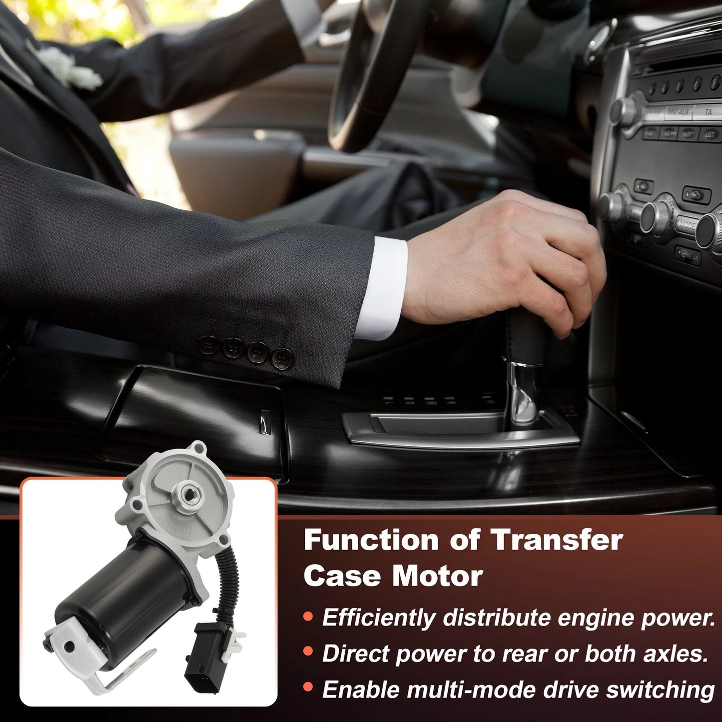 600-802 Transfer Case Shift Motor Actuator for Ford F-150 F-250 Expedition (1997–2003)