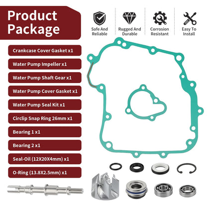 Water Pump Impeller Shaft Bearing Gasket for Kawasaki Brute Force 300 (2012–2024)