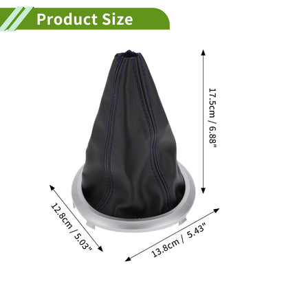 Gear Shift Stick Gaiter for Suzuki Swift (2005–2010) Matte Silver Black Blue