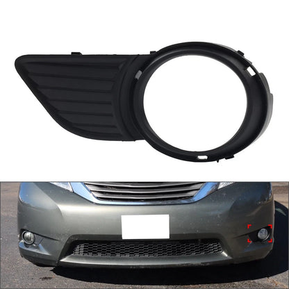Front Fog Light Lamp Bezel Cover for Toyota Sienna (2011–2017)