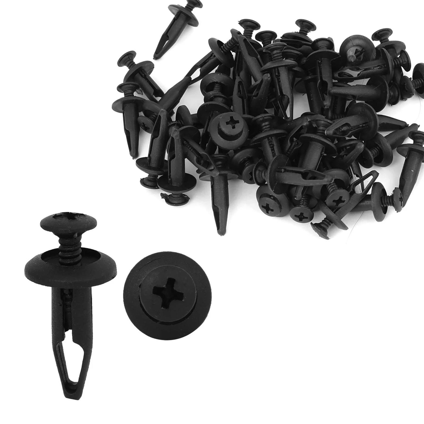 50 Pcs Push-in Rivet Retainer Fasteners for Ford (Various Models)