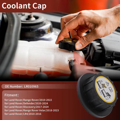 Coolant Cap for Land Rover Range Rover (2010–2022) No.LR010965 Black