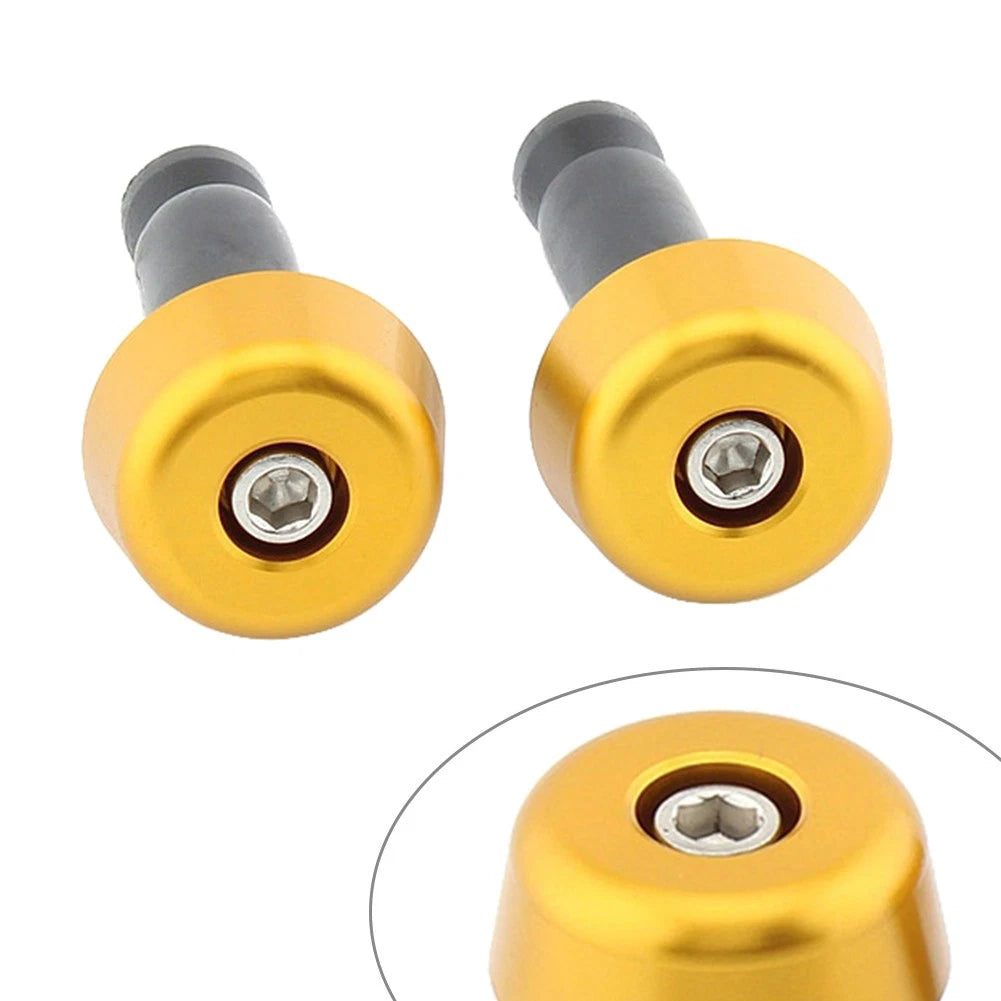 Handlebar Grips & End Caps for Universal Motorcycle (0.5in/12.7MM) Green
