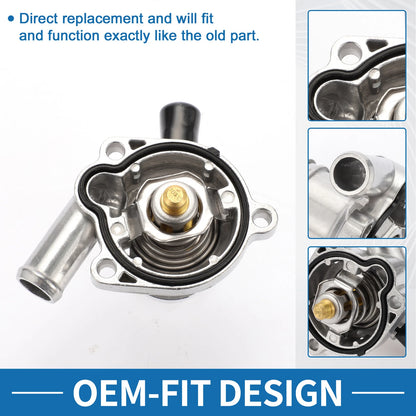 Engine Coolant Thermostat Housing Assembly for Chevrolet Cruze (2011–2016) No. 55593034