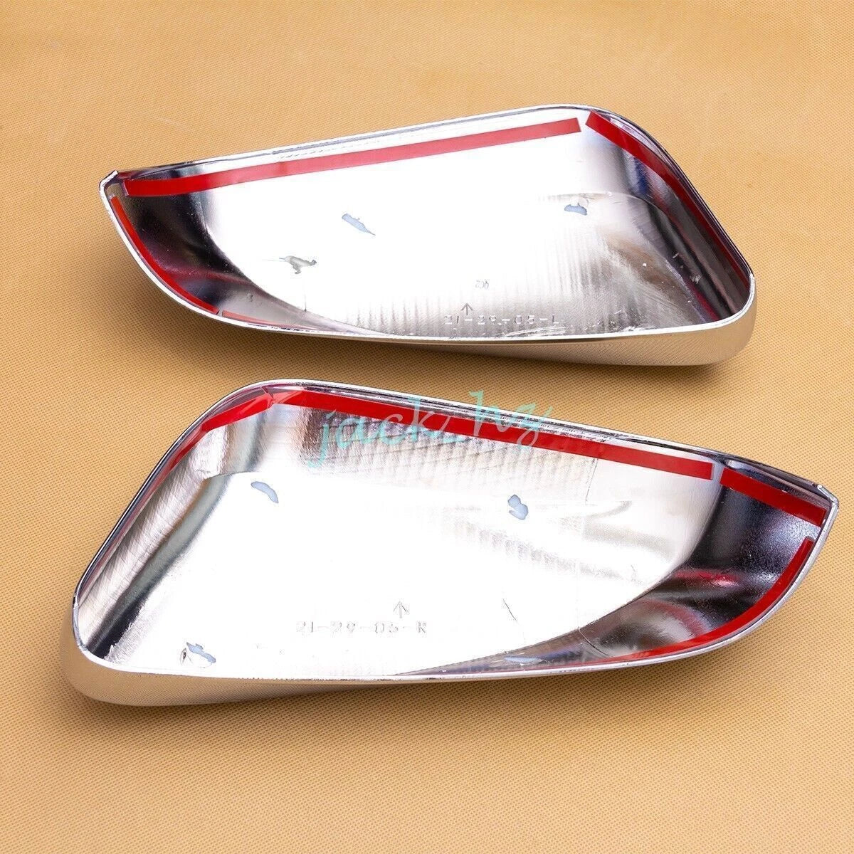 2 x Chrome Side Mirror Cover Trim for Lexus NX RX (2016–2022)