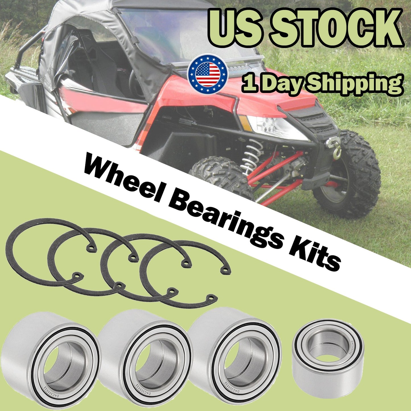 Wheel Bearing Kits for Arctic Cat 1000 700 650 600 570 550 500 450 425 400 336 (2000–2023)