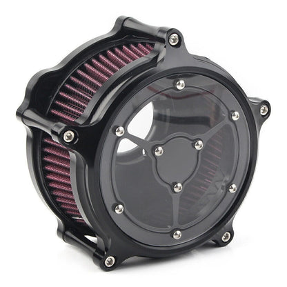 8pc Chrome Gauge Bezel Trim Mount Plate for Harley Touring Electra Glide (2014–2023)