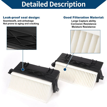 Engine Air Filter for Mercedes-Benz ML350 3.0L (2010-2014) - 1 Pair