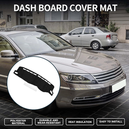 Dashboard Cover Mat for Volkswagen T-ROC (2018–2023) Sun Protector Black