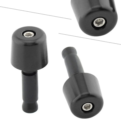 1in Handlebar Hand Grips for Universal Motorcycle (Black)