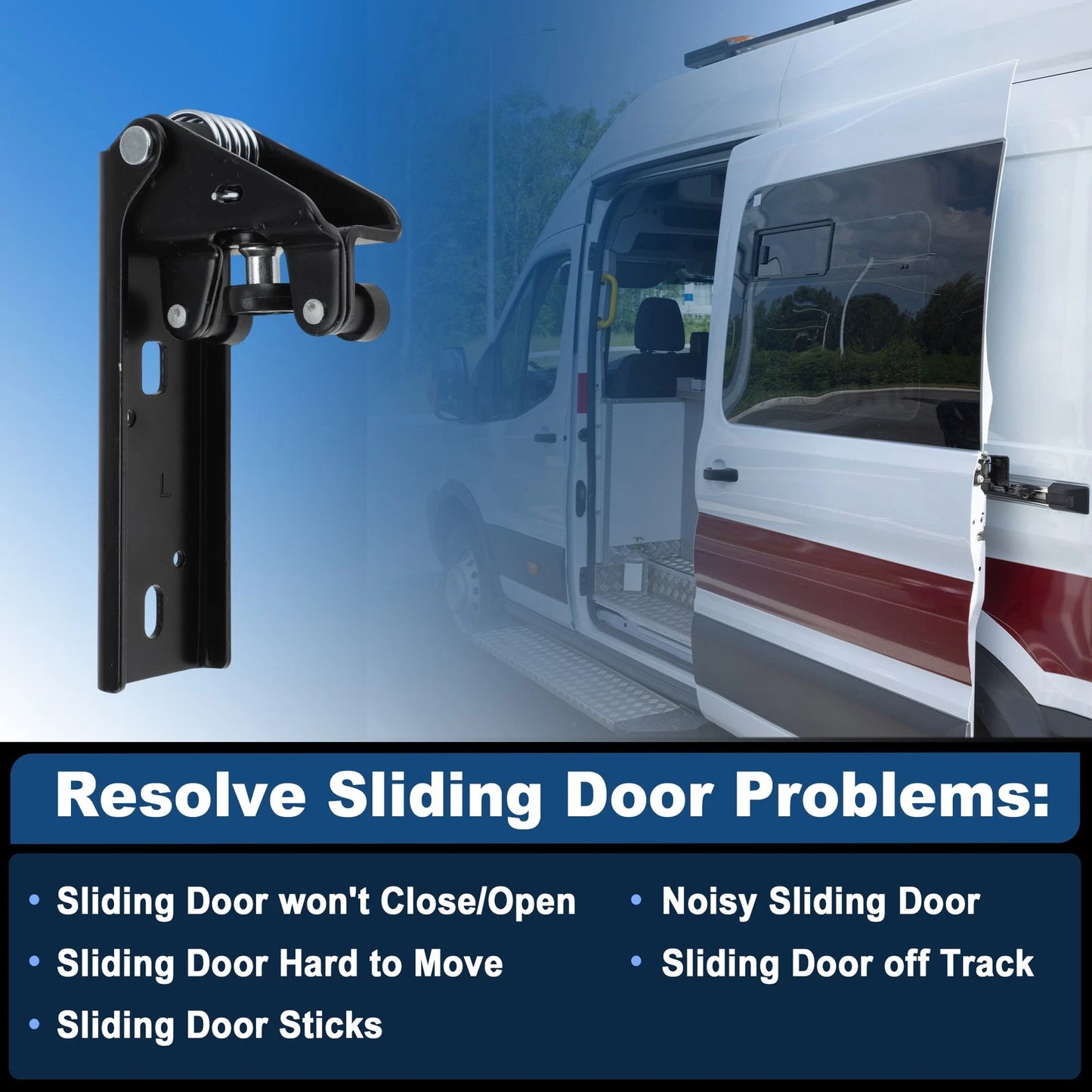 Sliding Door Roller Guide Left Middle for Renault Trafic II (2001–2014) 7700312012