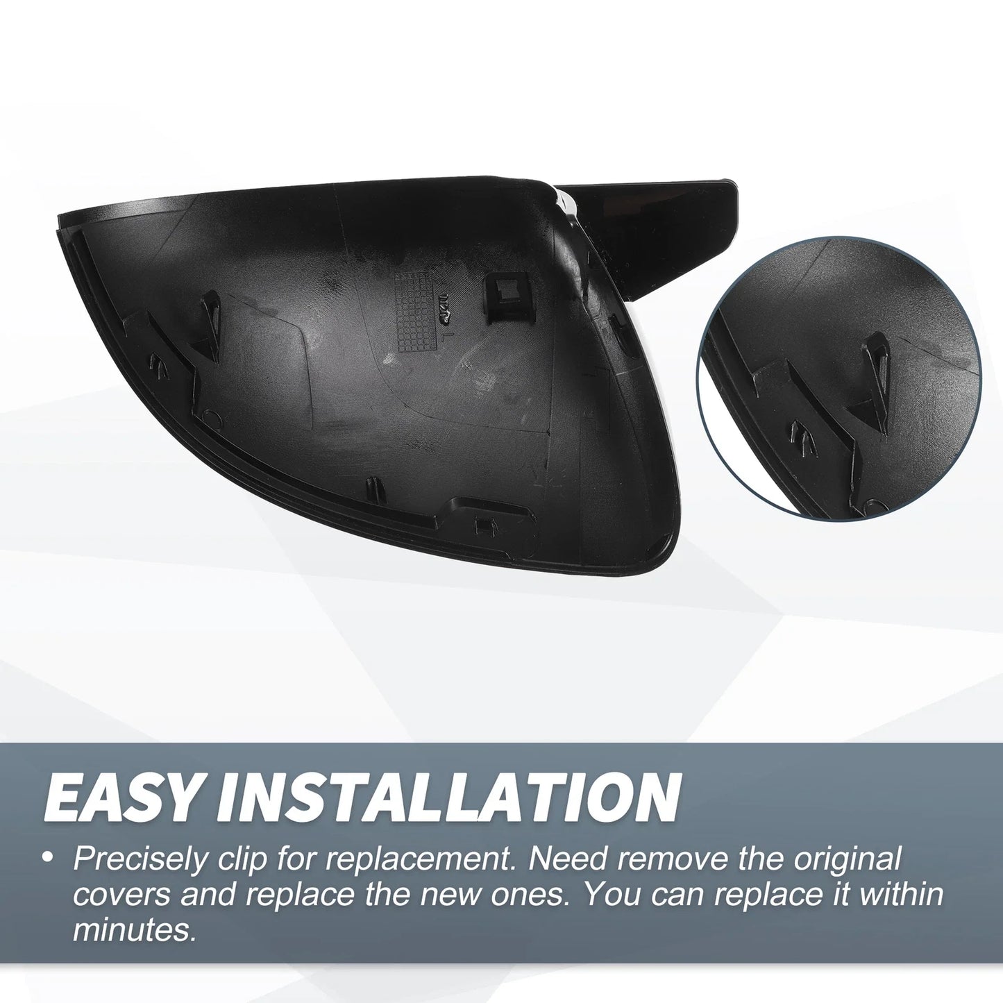 Rearview Mirror Cover Cap Gloss Black for Mercedes-Benz C-Class W206 (2022)