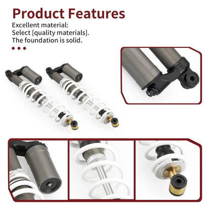 2 x Left & Right Front Air Shocks Absorbers for Polaris RZR 800 S (2009–2012)