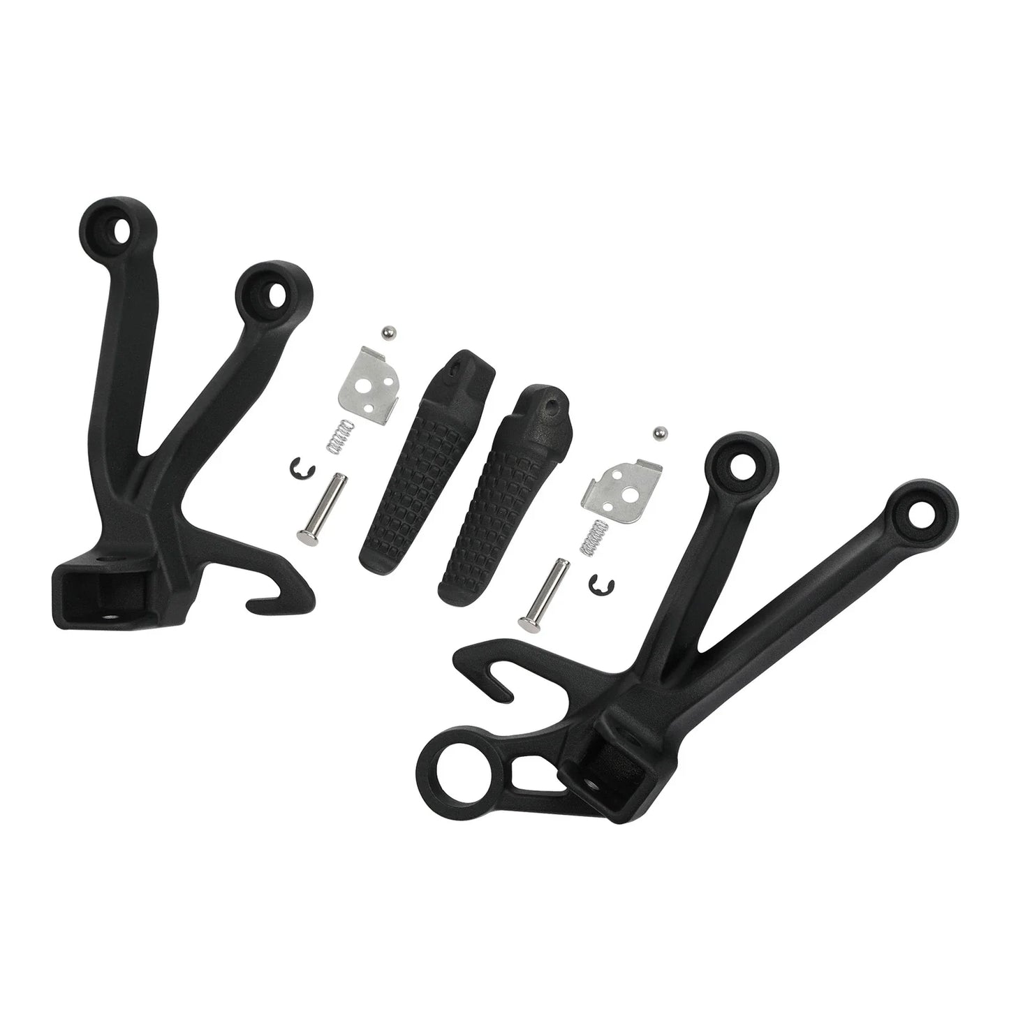 Passenger Footrests Footpegs Bracket for Suzuki GSXR1000 GSX-R1000 (2003-2004)