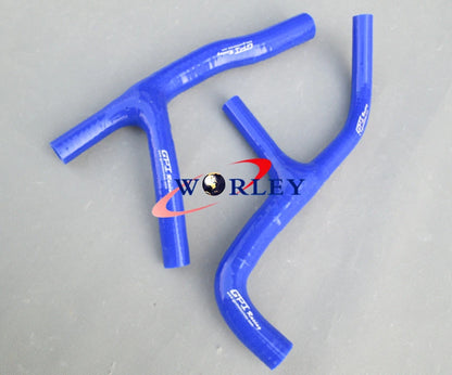 Yellow Silicone Radiator Hose for Suzuki DRZ400E (2000–2002)