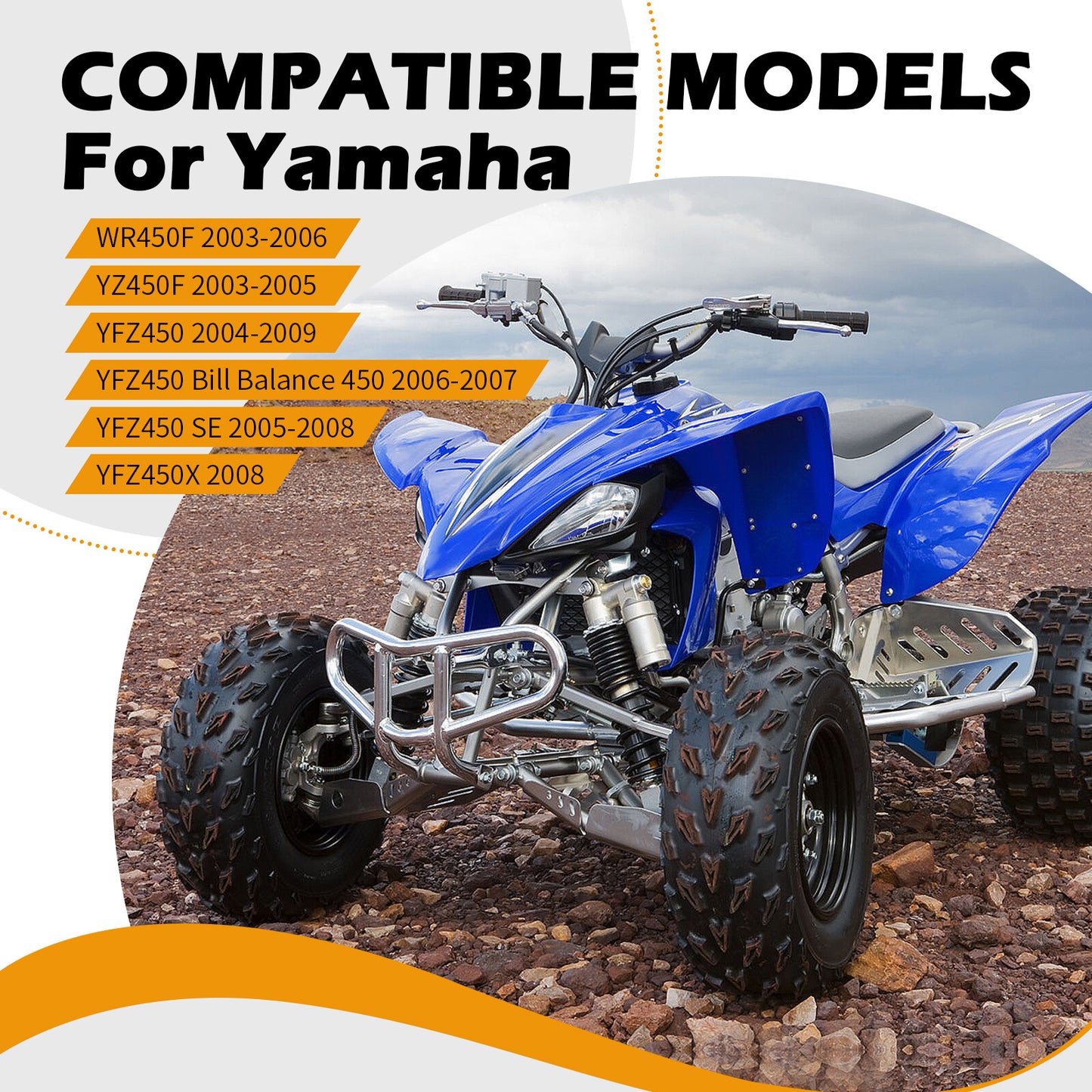 Intake Exhaust Valve Spring Gasket Kit for Yamaha WR450F YZ450F YFZ450 (2003–2009)