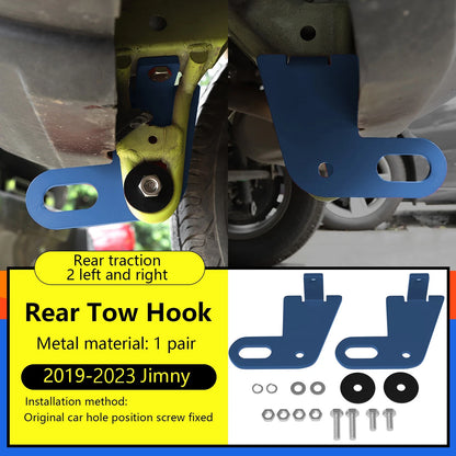 2PCS Rear Trailer Hitch for Suzuki Jimny JB64W JB74 (2019–2023) Blue