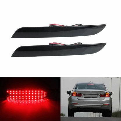 Smoke Rear Bumper Reflector Tail Lights for BMW F32 F33 4-Series (2012–2016)
