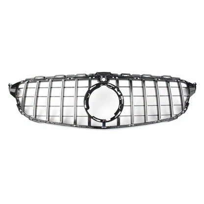 GTR Style Upper Bumper Mesh Grille for Mercedes-Benz C Class W205 C200 (19-23)