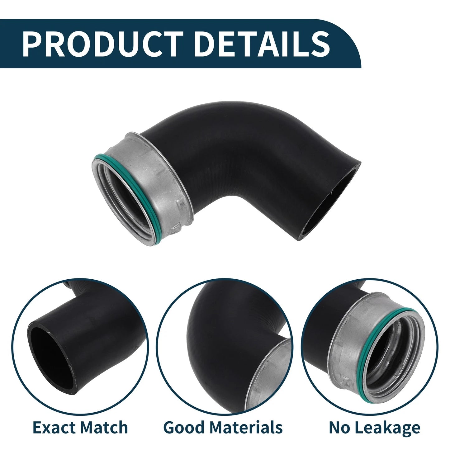 Radiator Hose for Skoda Octavia II 1.9 TDI (2004–2010) No. 3C0145838D