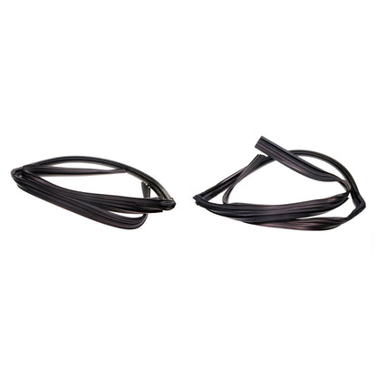 Set of 2 Rear Door Glass Run Channel Seals for Honda Civic (1995–2000)