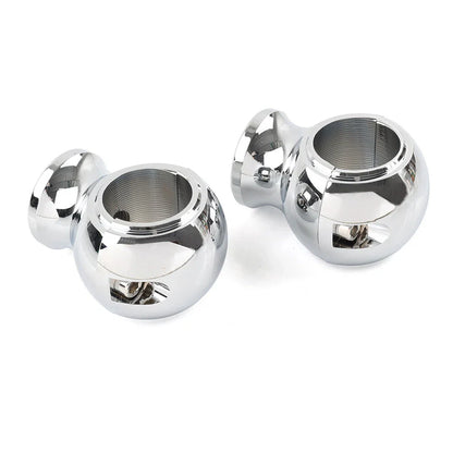 32mm 1.25" Fat Handlebar Risers Clamp Chrome for Harley Touring