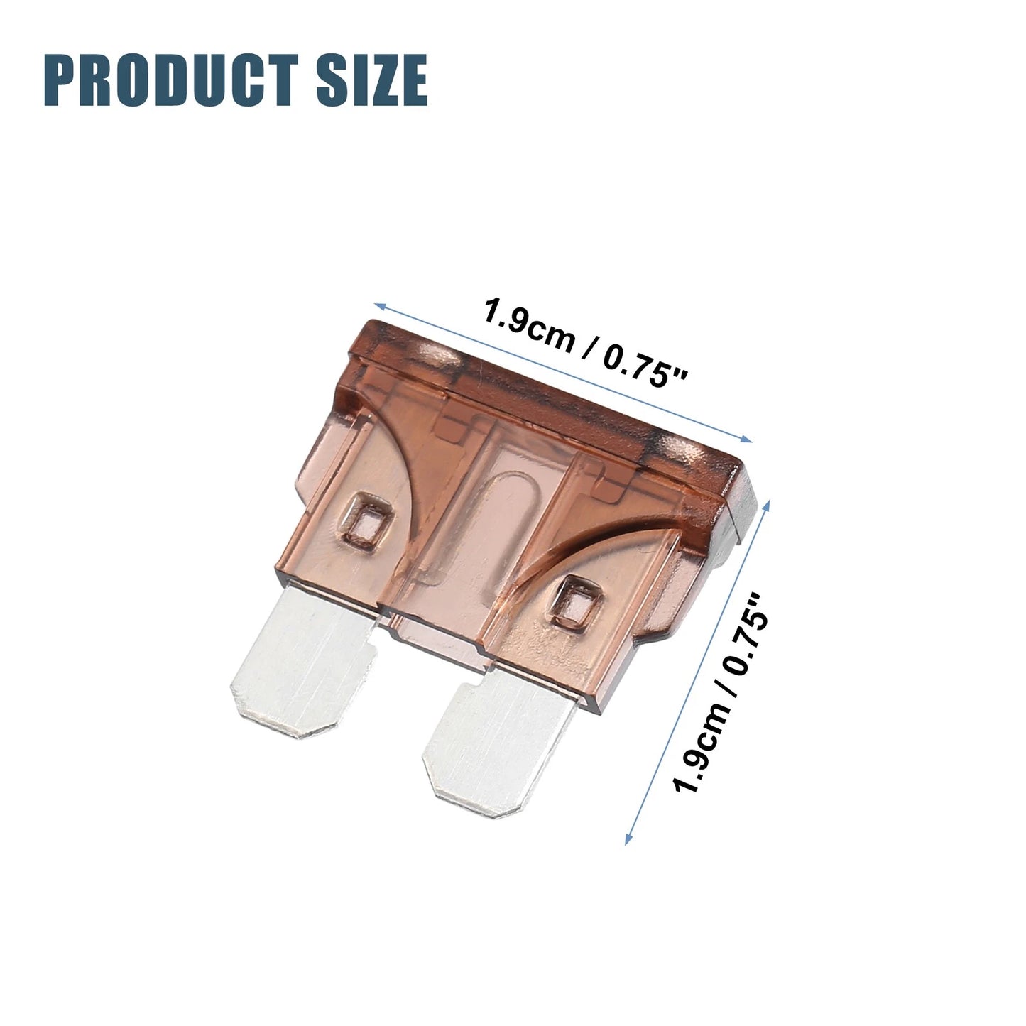 30pcs Medium Blade Style Fuses 7.5A for Automotive Car Boat