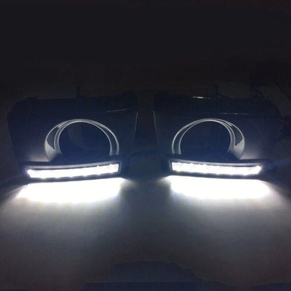 LED DRL Daytime Running Lights Fog Lamps Bumper for Hyundai Tucson (2005–2009)