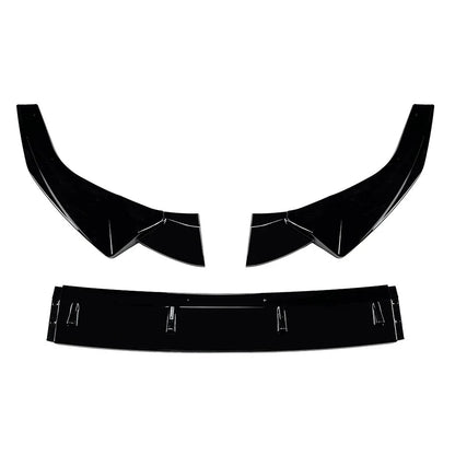 Glossy Black Front Bumper Splitter Lip for Audi A5 Sline S5 (2020-2024)
