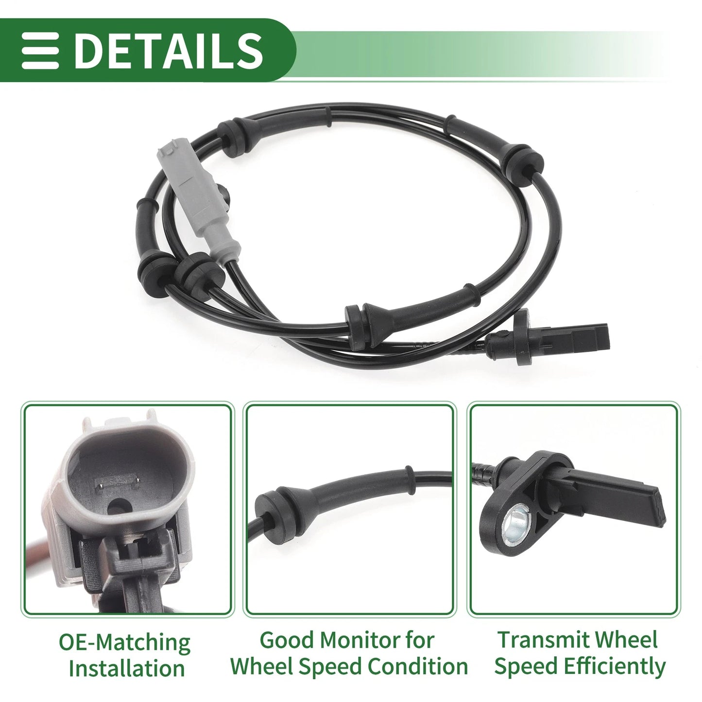 ABS Wheel Speed Sensor No.LR081610 for Land Rover Range Rover