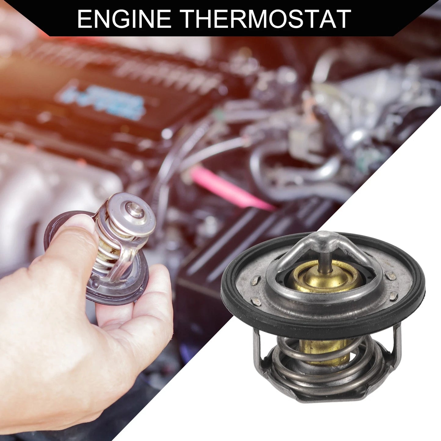 Engine Coolant Thermostat for Mitsubishi Mirage (2017–2022) No. 1305A280