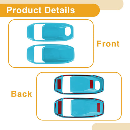 Set of 2 Interior Door Handle Bowl Cover Trim for Jeep Wrangler Gladiator JT (2018–2023)